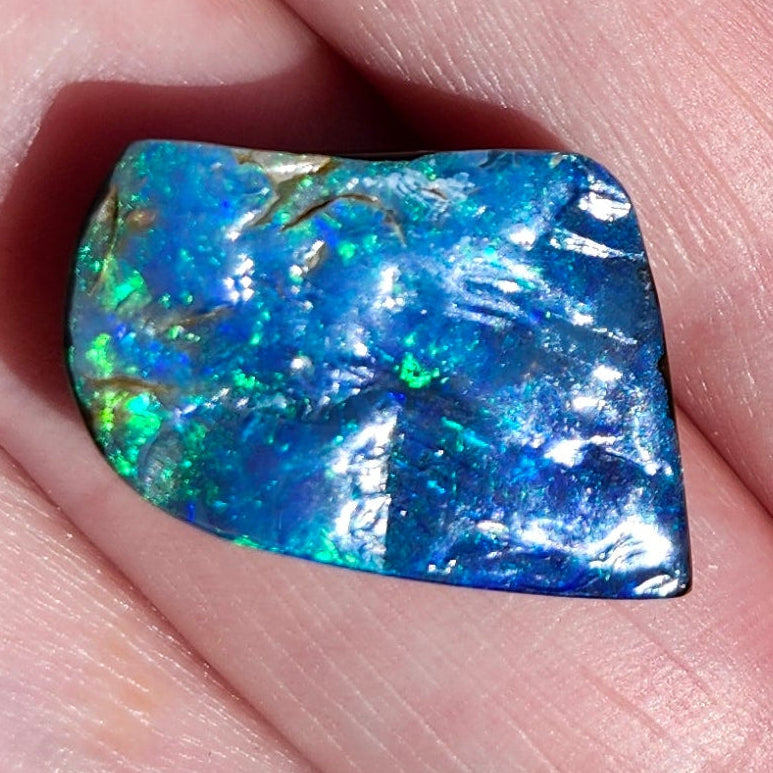 10.28ct Quilpie Black Boulder Opal | #E233