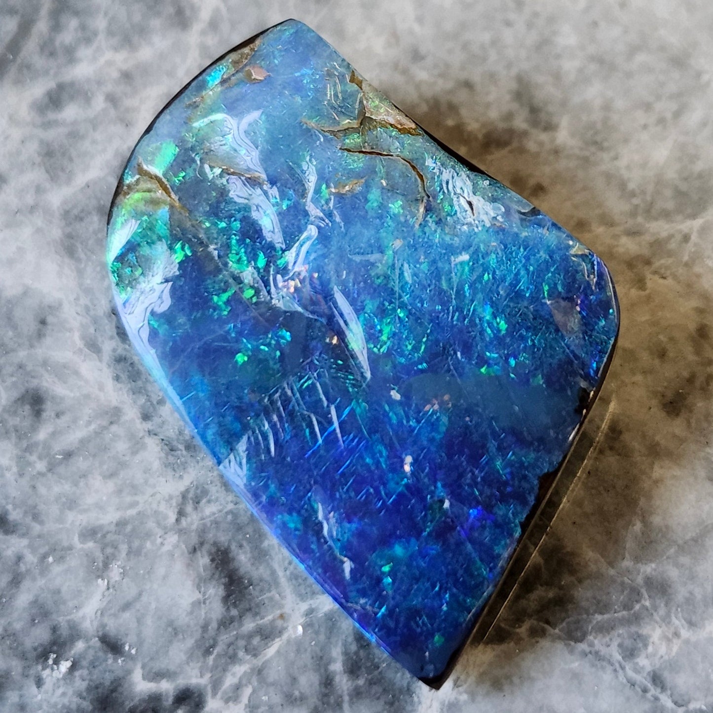 10.28ct Quilpie Black Boulder Opal | #E233