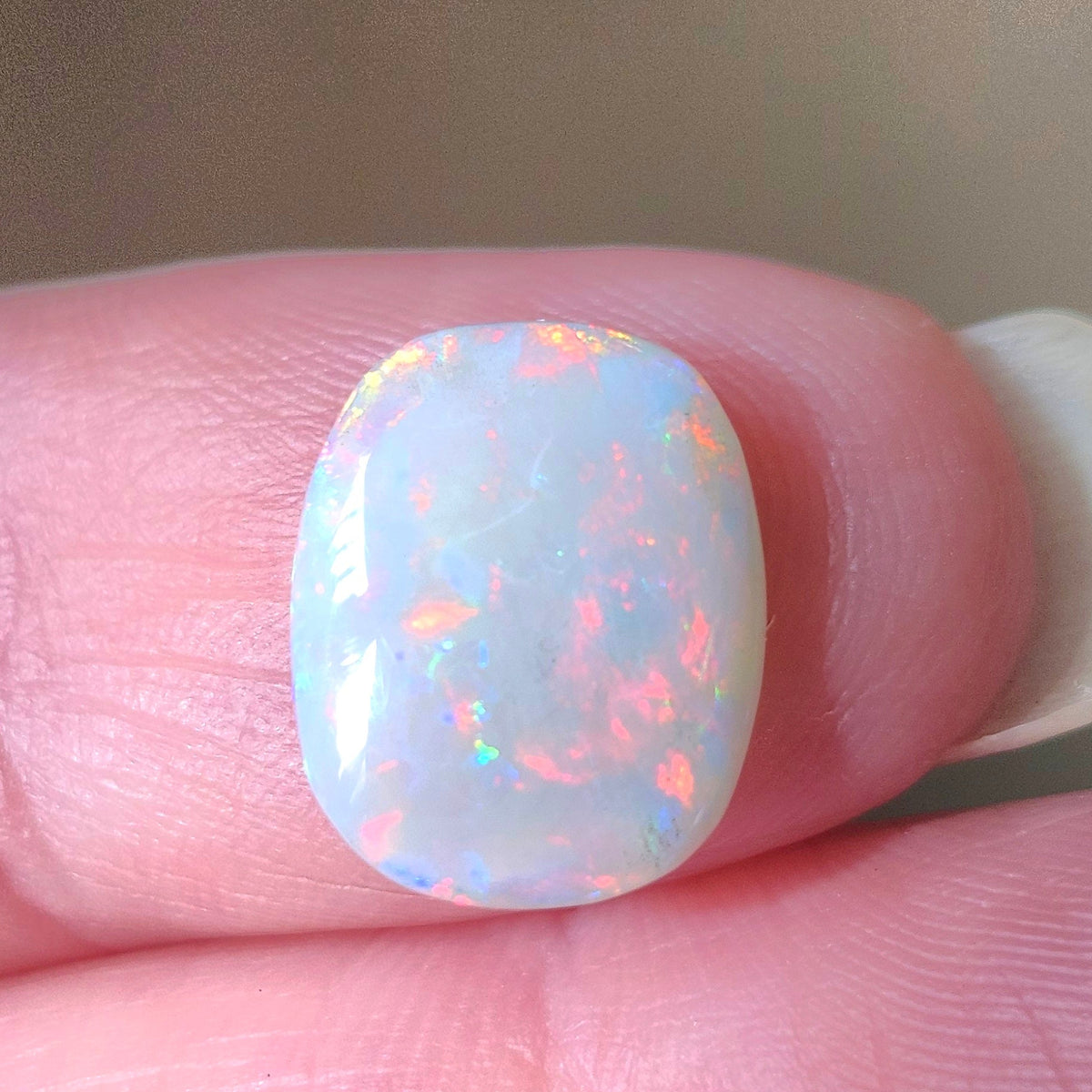 2.61ct Lightning Ridge Australian Opal | Cushion Cut Cabochon | #E288
