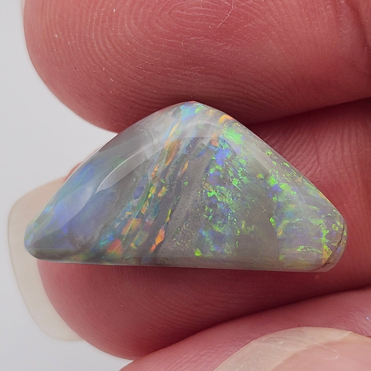5.05ct Lightning Ridge Australian Semi-Black Opal | Freeform Cabochon | #E291