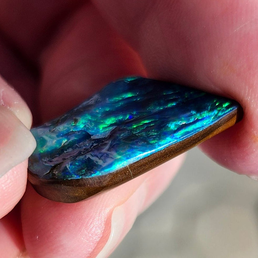 10.28ct Quilpie Black Boulder Opal | #E233