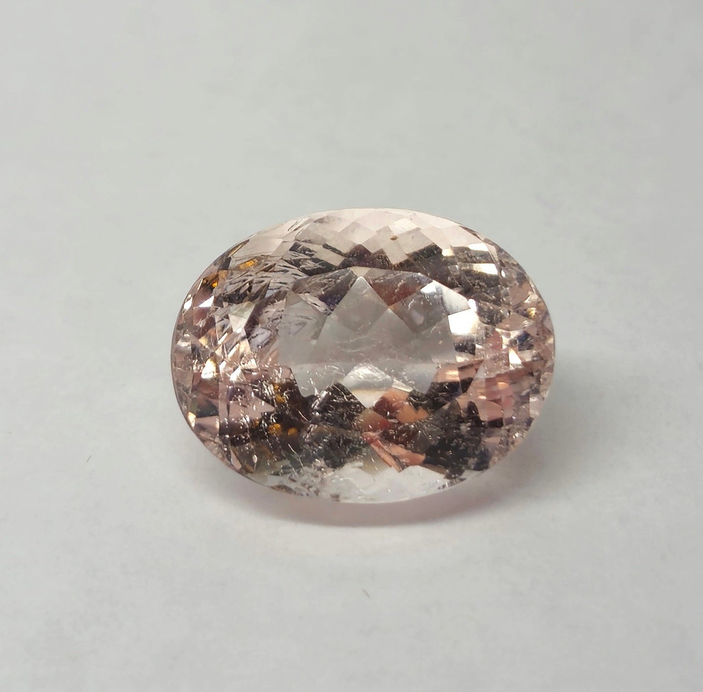 14.84ct Morganite | Oval Cut