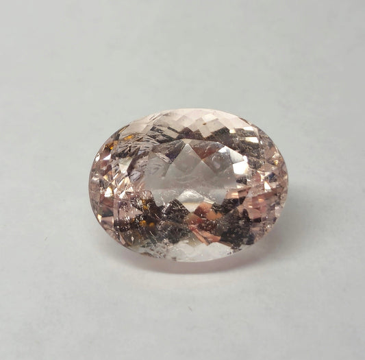 14.84ct Morganite | Oval Cut