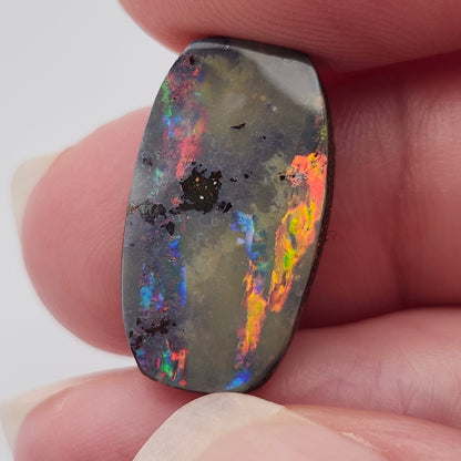 9.03ct Quiplie Australian Boulder Opal | Cushion Cut Cabochon | #E295