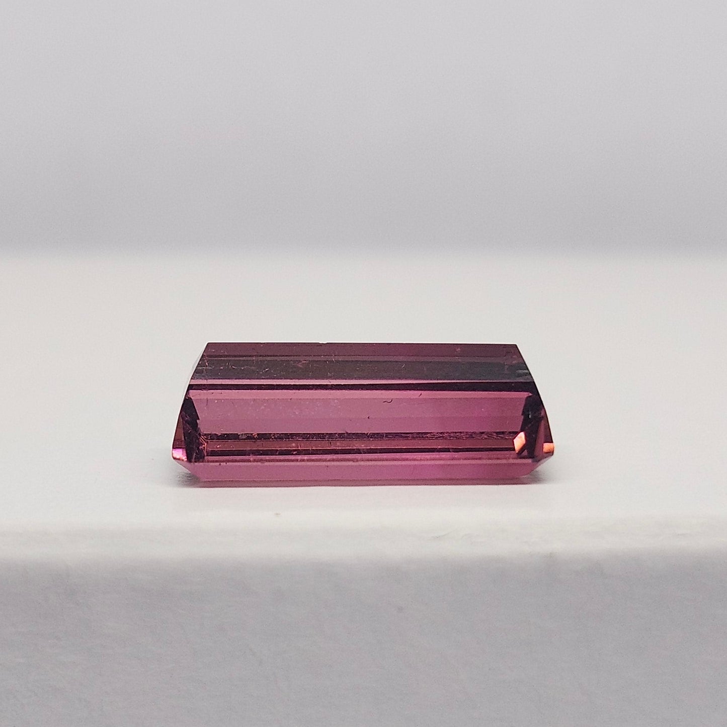 5.06ct Bi-Color Pink Rubellite Tourmaline | Emerald Cut