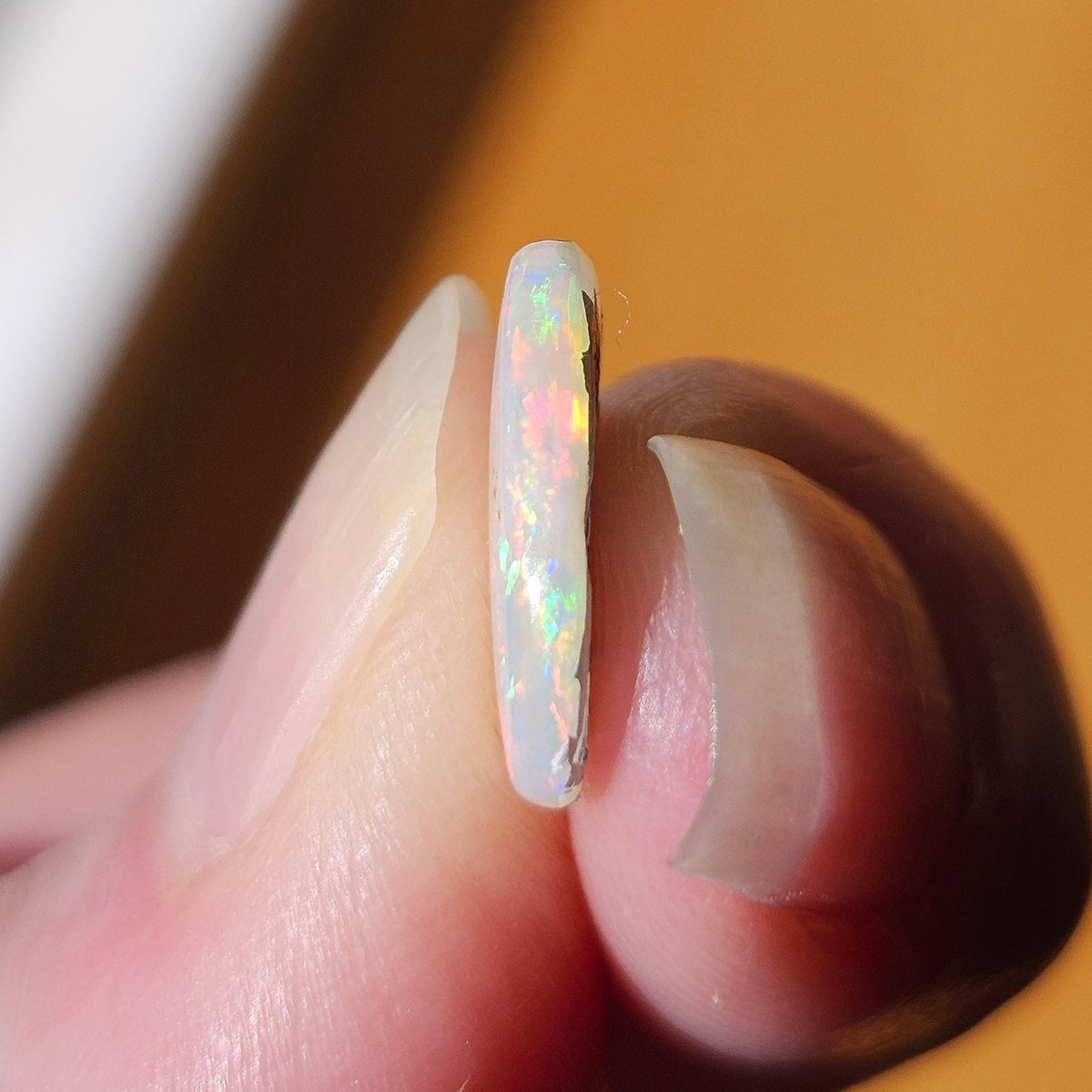 1.42ct White Opal | Oval Cabochon | #E282