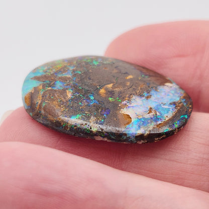22.87ct Australian Koroit Boulder Matrix Opal | Oval Cabochon | #E301