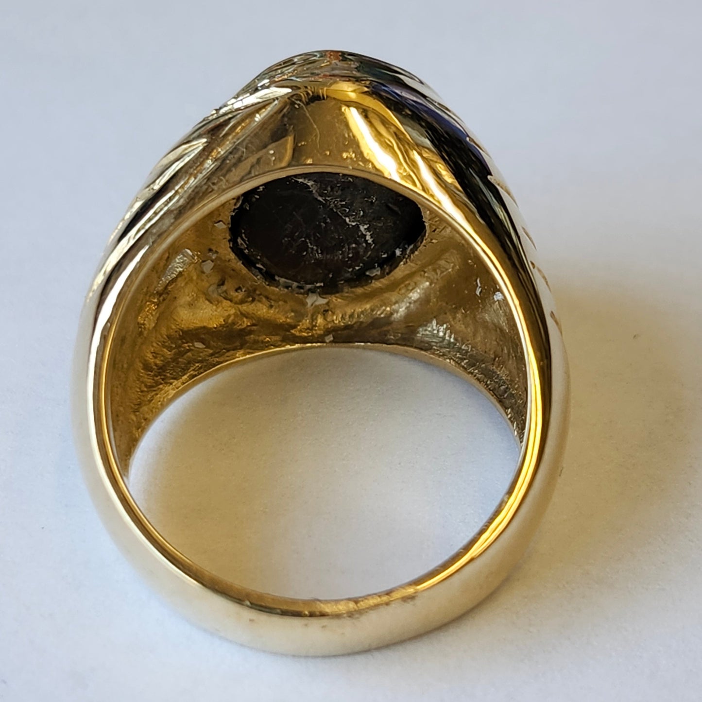 Men's Slaughter Mountain and Diamond Ring | 14kt Gold