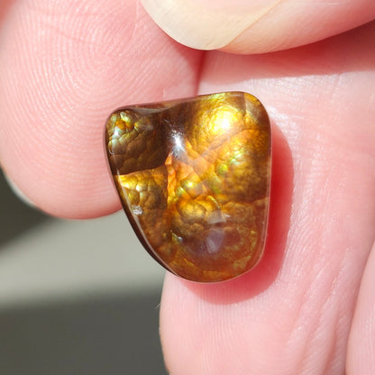 10.17ct Loose Fire Agate | Freeform Cabochon