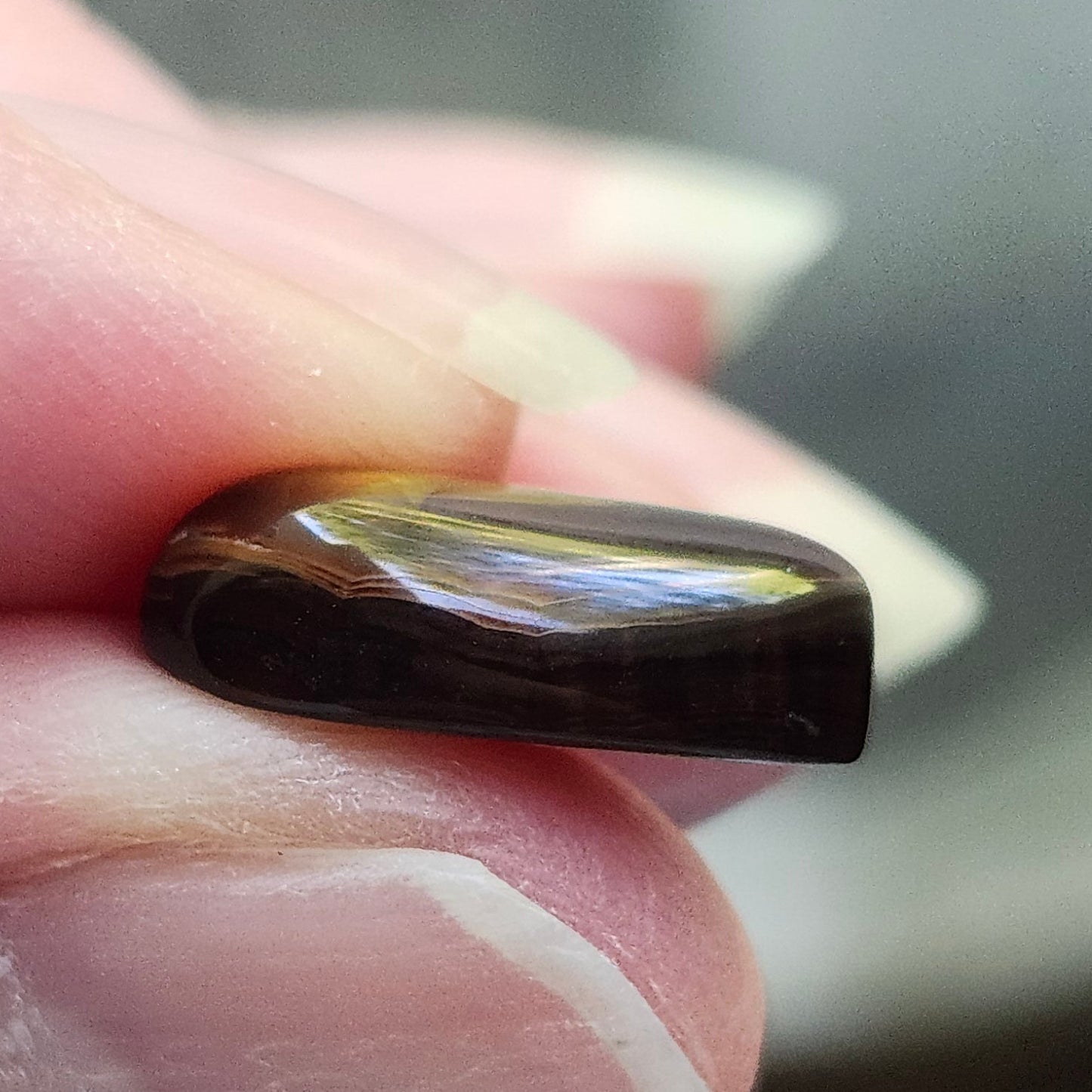 3.87ct Loose Fire Agate | Oval Cabochon