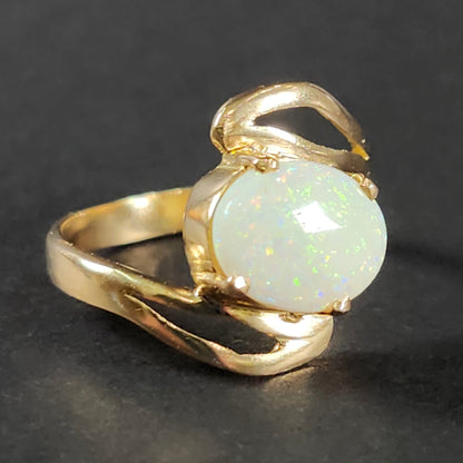 Kate | 2.83g Coober Pedy Opal Ring | 14kt | Estate