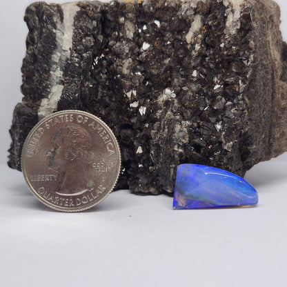 7.23ct Lightning Ridge Semi-Black Crystal Opal | #E273
