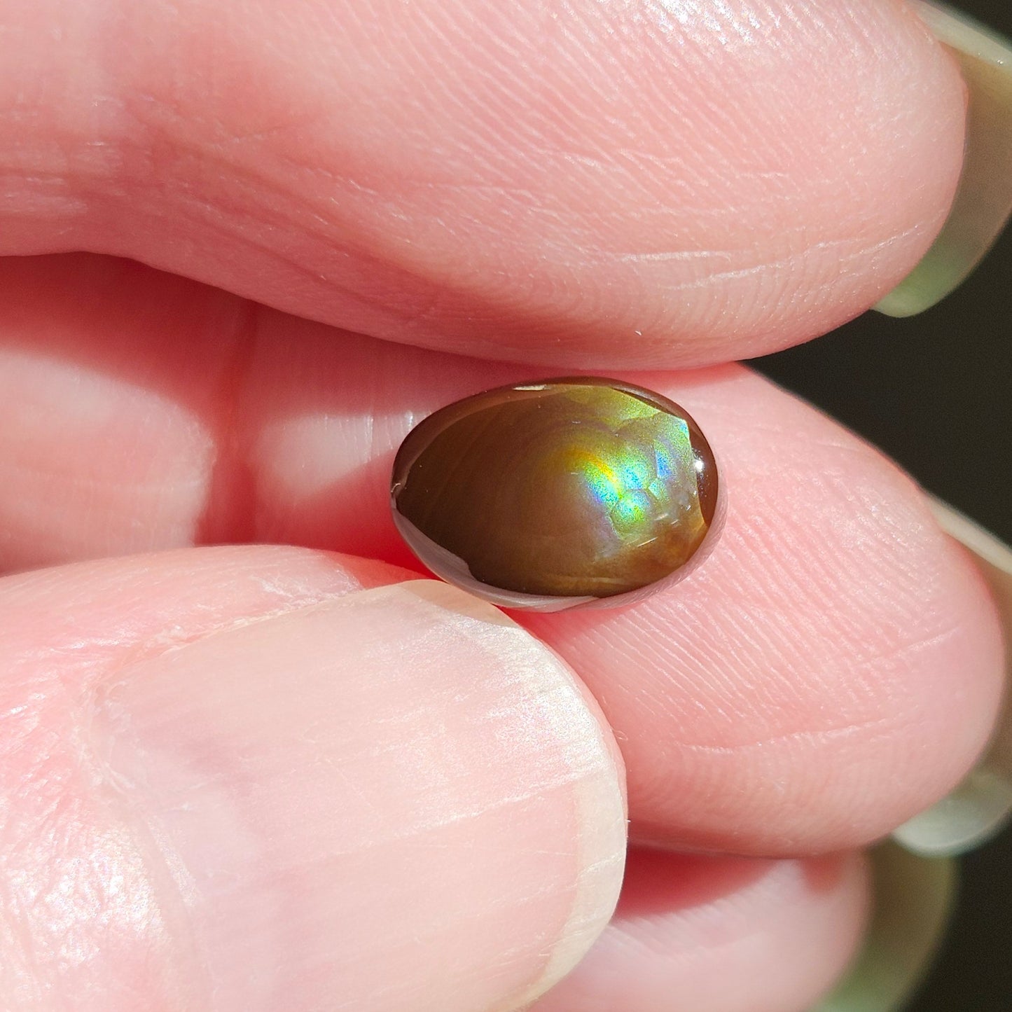 2.53ct Loose Fire Agate | Oval Cabochon