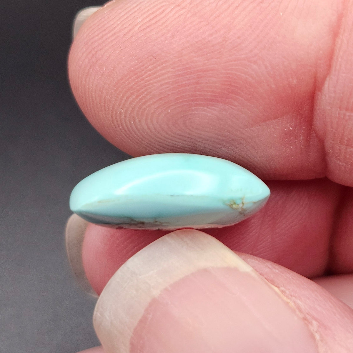 7.96ct Pilot Mountain Turquoise | Cushion Cut Cabochon | #520