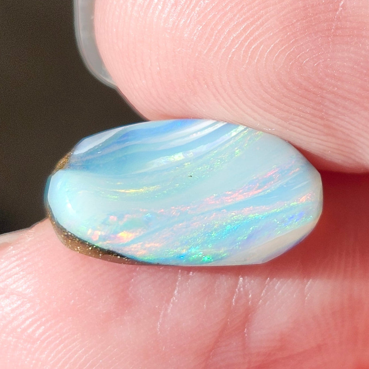 4.96ct Quilpie Australian Boulder Opal | Oval Cabochon | #E309