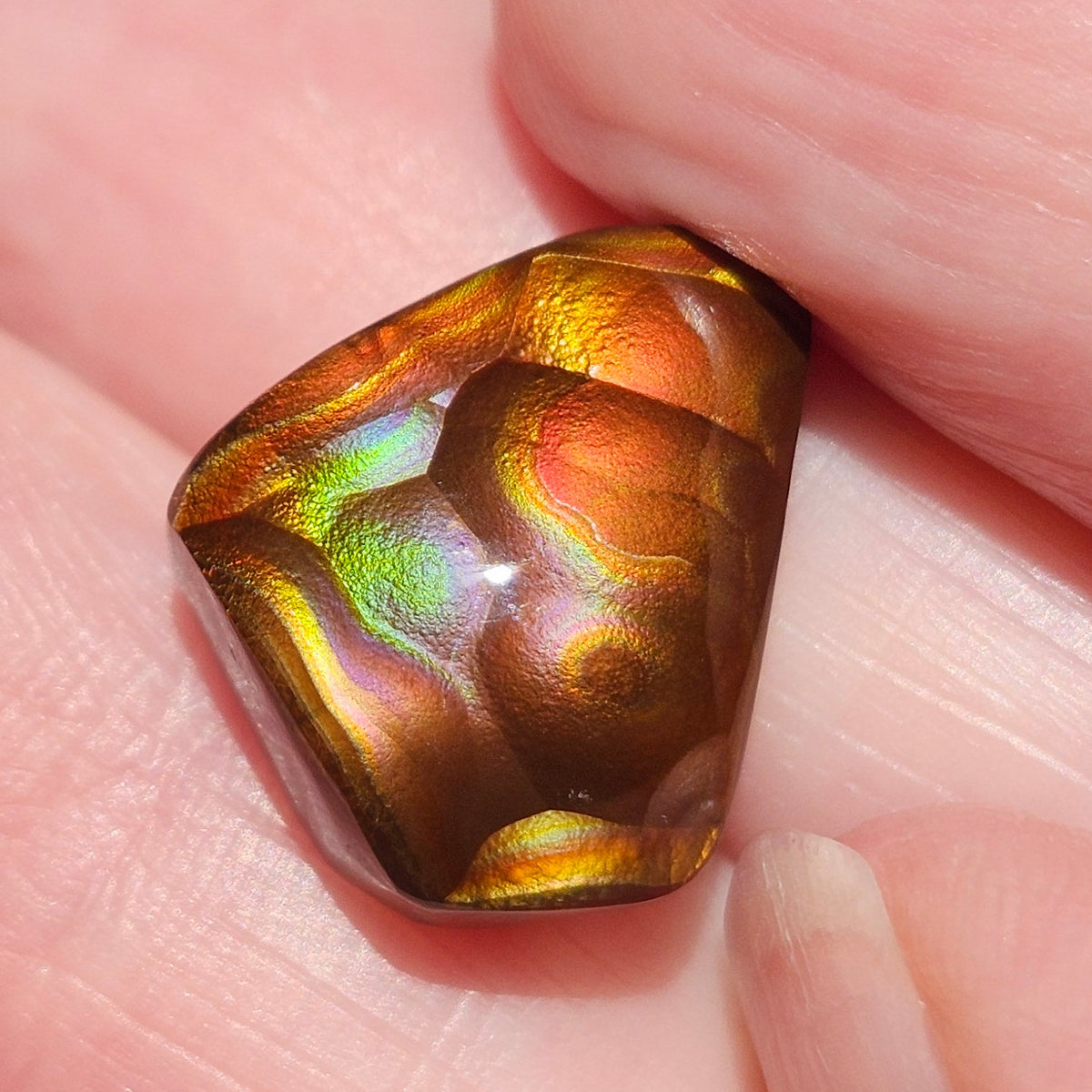 10.57ct Loose Fire Agate | Freeform Cabochon