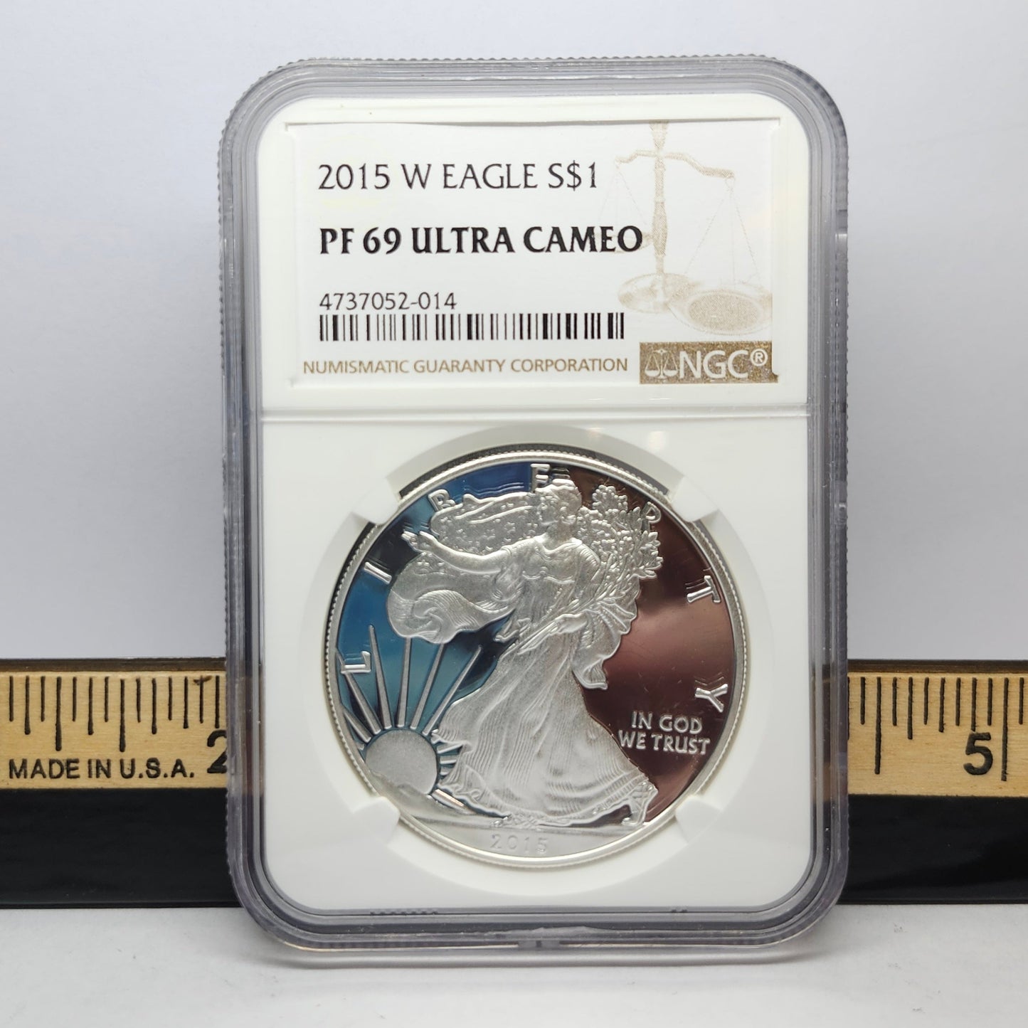 2015-W $1 Silver Eagle Collectible Coin | Fine Silver | #14