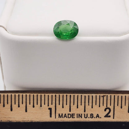 2.92ct Tsavorite Garnet | Faceted Pear Shape | AA Color