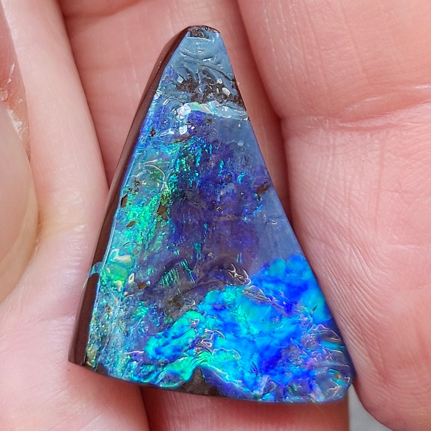 19.12ct Quilpie Black Boulder Opal | #E231