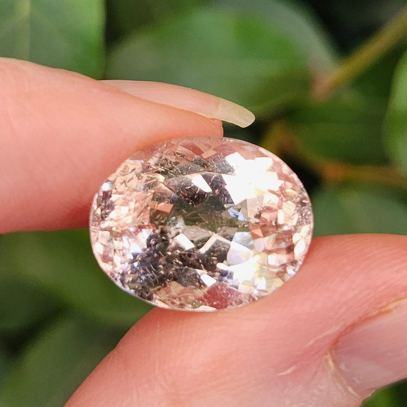 14.84ct Morganite | Oval Cut