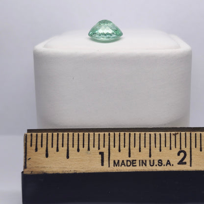 3.93ct Sea Foam Green Tourmaline | Oval Cut