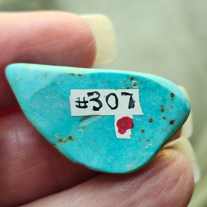 Turquoise #307 | Kingman | Preformed Cut | Freeform
