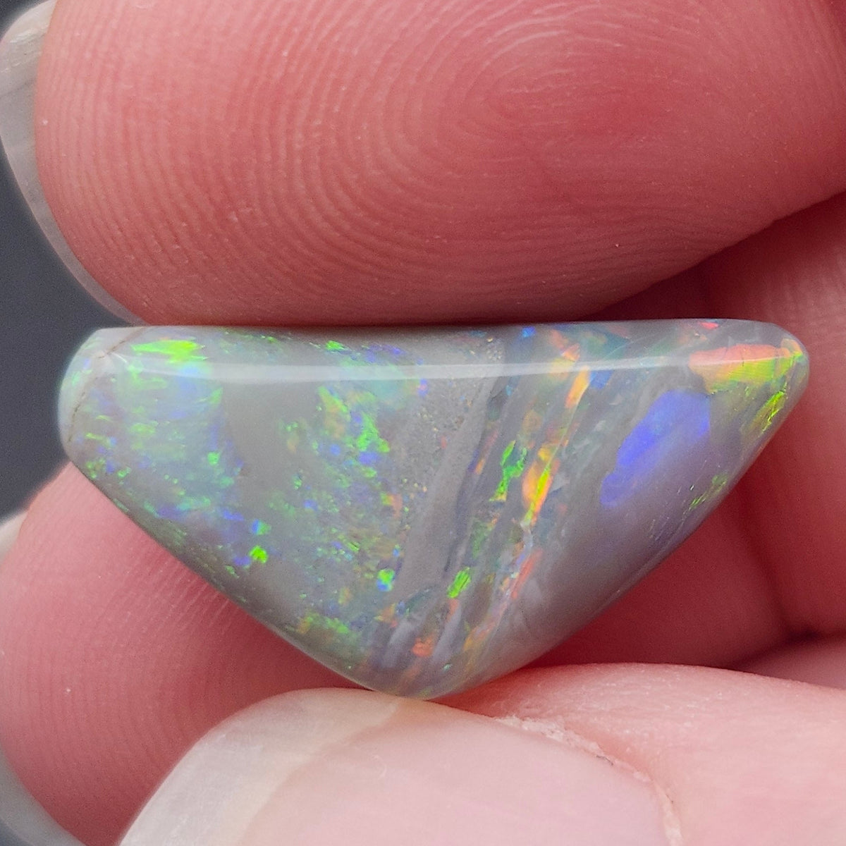 5.05ct Lightning Ridge Australian Semi-Black Opal | Freeform Cabochon | #E291