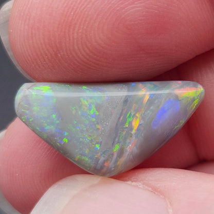 5.05ct Lightning Ridge Australian Semi-Black Opal | Freeform Cabochon | #E291