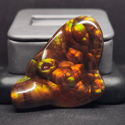 52.20ct Loose Slaughter Mountain Fire Agate | Freeform Cabochon | #8