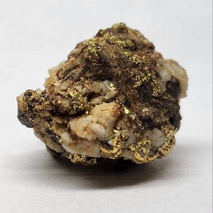 "Quarzum" | California Gold Nugget Specimen on Quartz | 11.60 grams