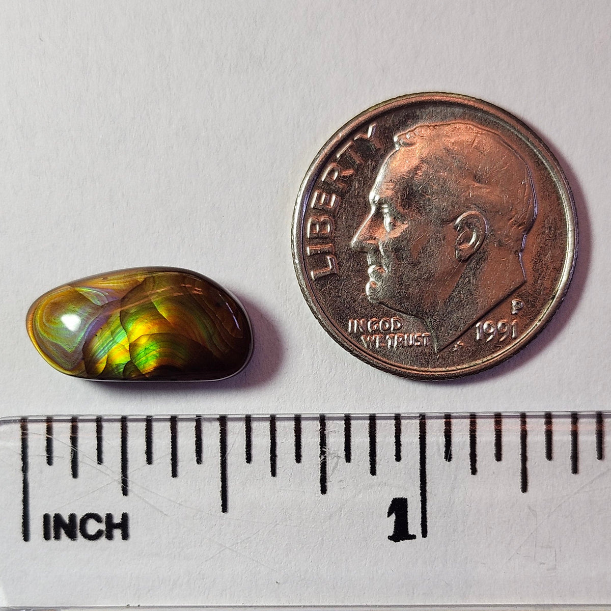 4.05ct Loose Fire Agate | Freeform Cabochon
