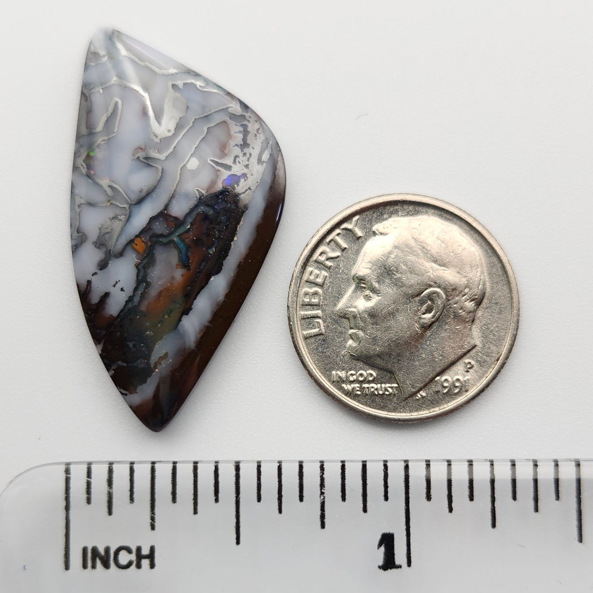 15.46ct Australian Yowah Boulder Matrix Opal | Freeform Cabochon | #E304