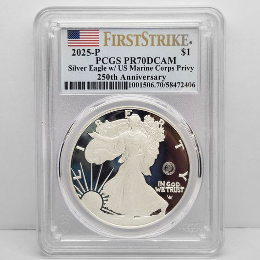 2025-P $1 Silver Eagle 250th Anniversary Collectible Coin | Fine Silver | #11
