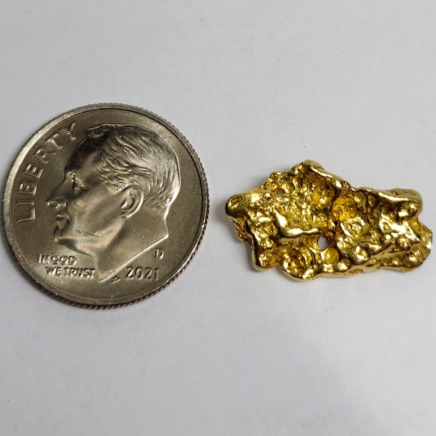 "Duae" 3.95g California Gold Nugget | 23 kt