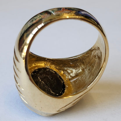 Men's Slaughter Mountain and Diamond Ring | 14kt Gold