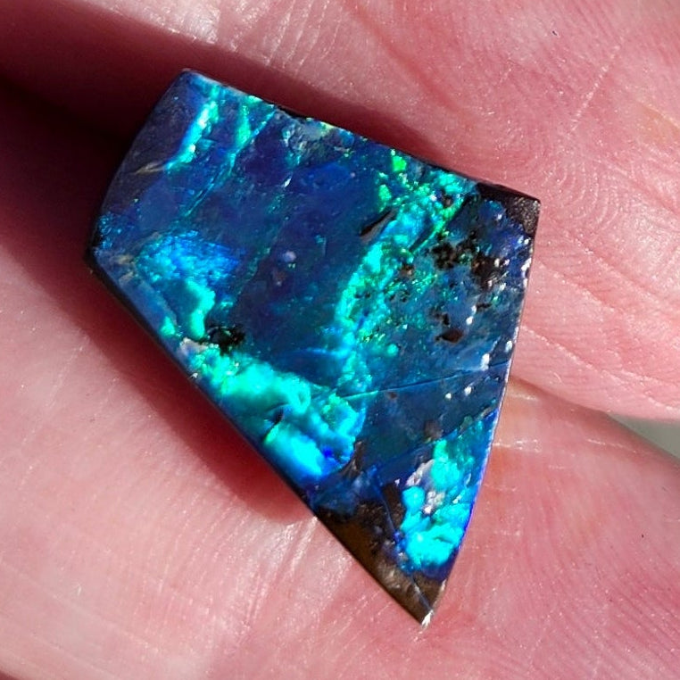 10.28ct Quilpie Black Boulder Opal | #E233