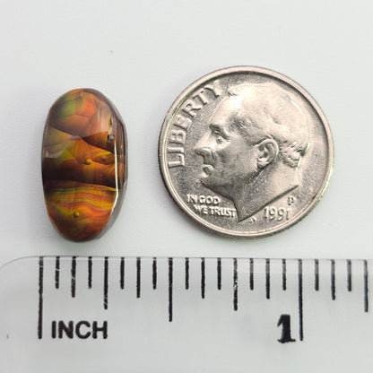 5.97ct Loose Fire Agate | Oval Cabochon