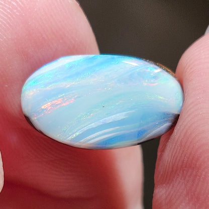 4.96ct Quilpie Australian Boulder Opal | Oval Cabochon | #E309