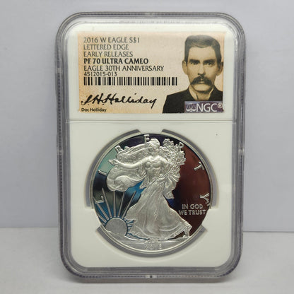 2016-W $1 Eagle 30th Anniversary PF70UCAM Collectible Coin | Fine Silver | #4