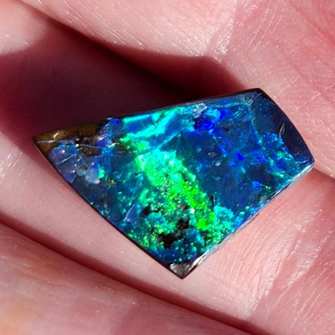 10.28ct Quilpie Black Boulder Opal | #E233