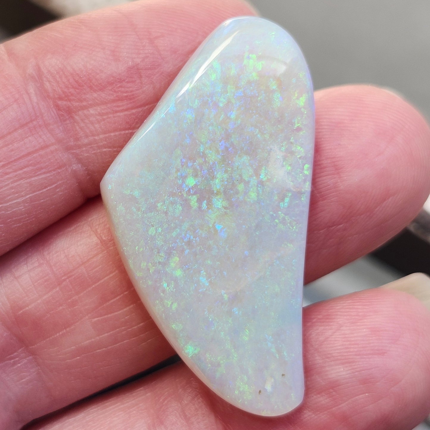 26.03ct Freeform Lightning Ridge Australian Crystal Opal | #E271