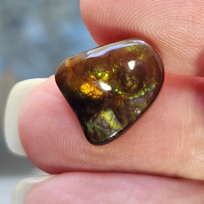 10.17ct Loose Fire Agate | Freeform Cabochon