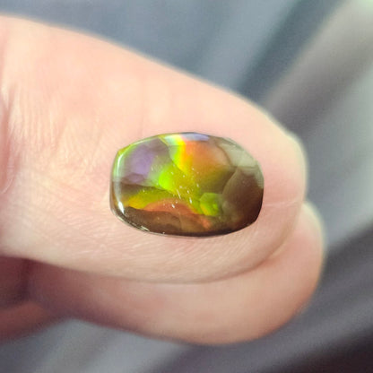 2.97ct Loose Fire Agate | Cushion Cabochon