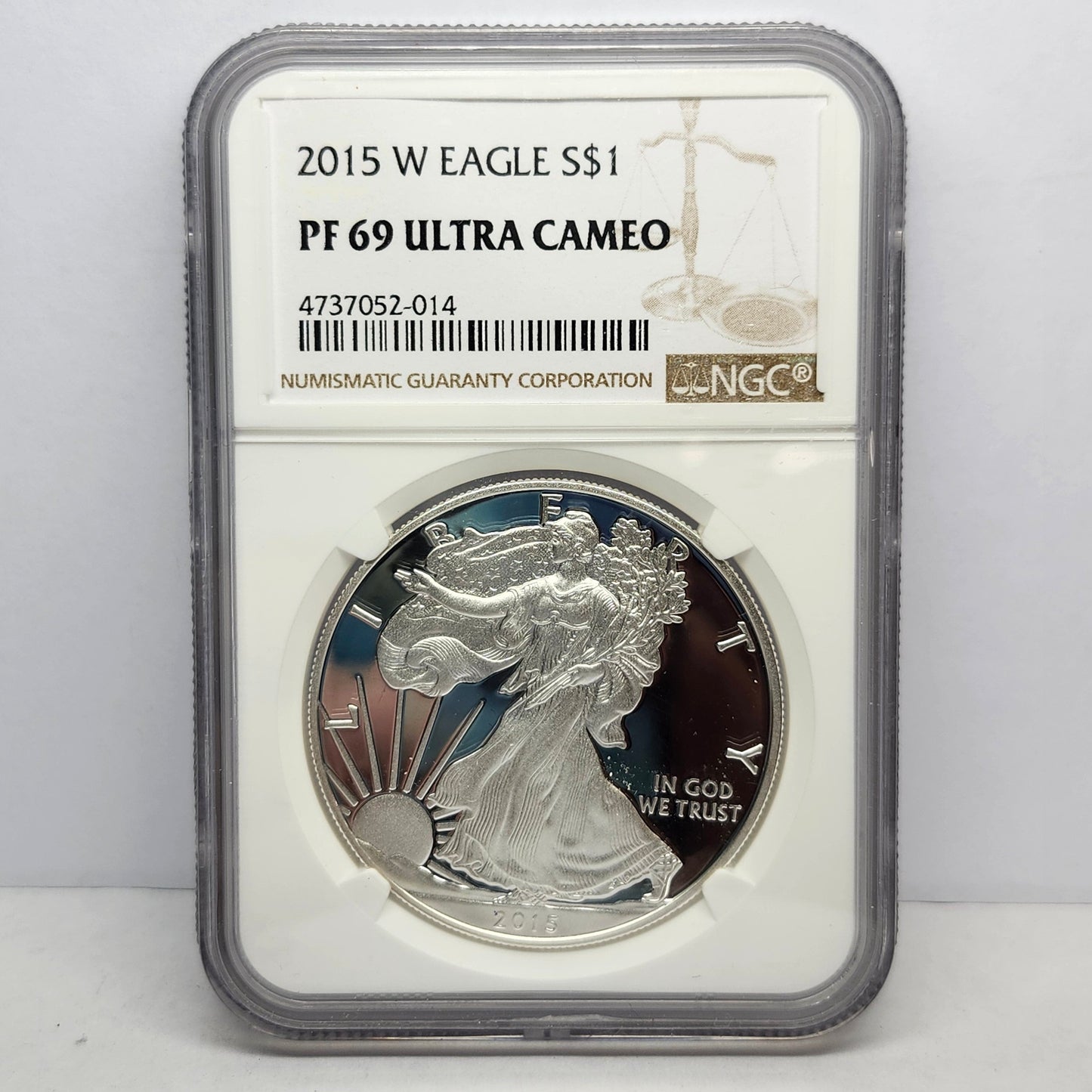 2015-W $1 Silver Eagle Collectible Coin | Fine Silver | #14