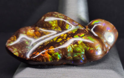 97.57ct Loose Mexican Fire Agate | Freeform Cabochon | #7