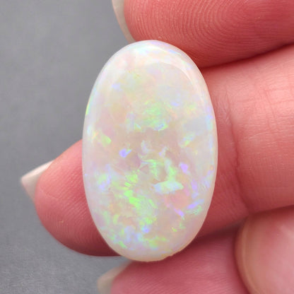 7.29ct Coober Pedy Australian Light Opal | Oval Cabochon | #E308