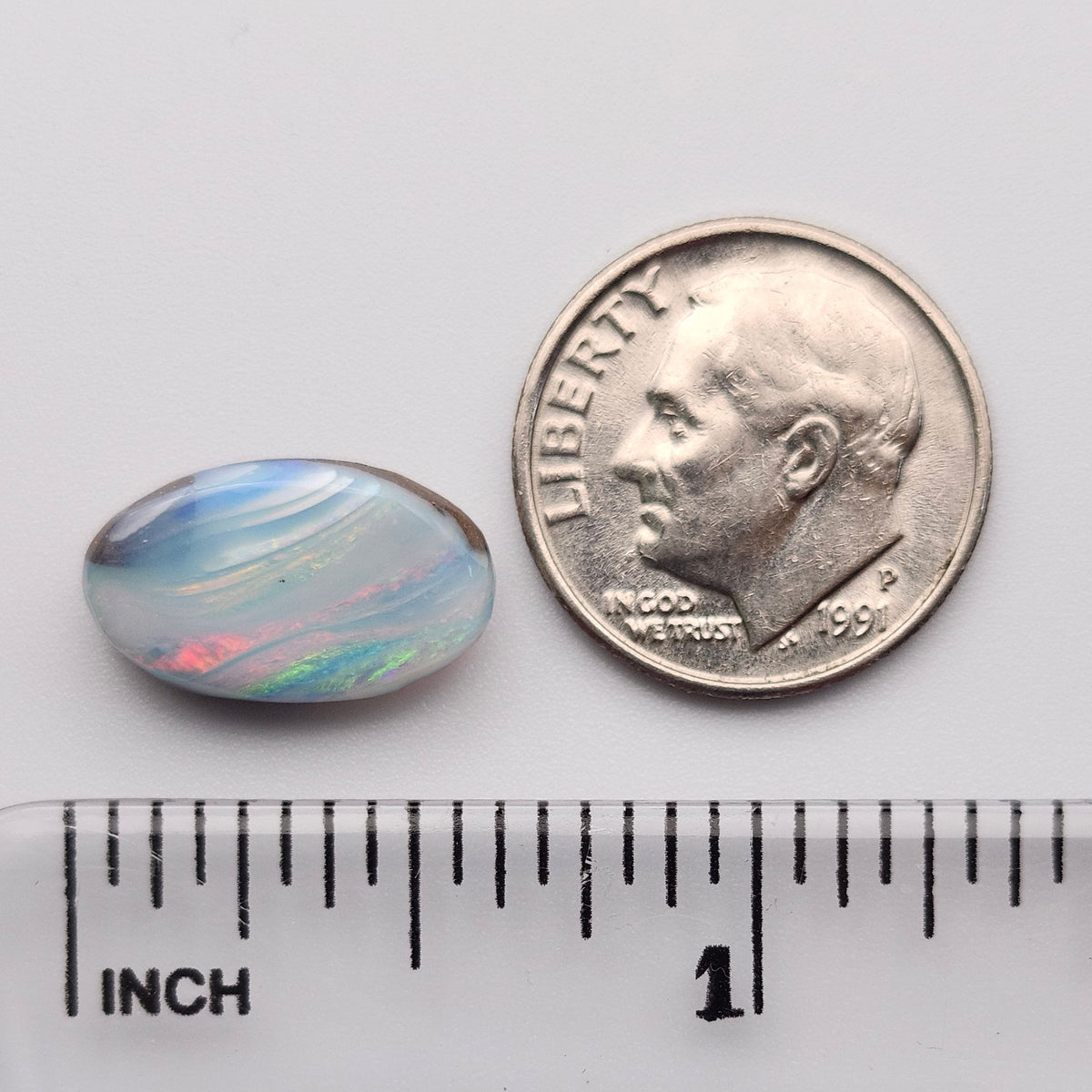 4.96ct Quilpie Australian Boulder Opal | Oval Cabochon | #E309