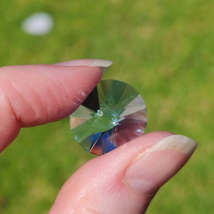13.75ct Sky Blue Topaz | Custom Fantasy Cut | Round