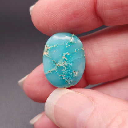 10.55ct Pilot Mountain Turquoise | Oval Cabochon | #519