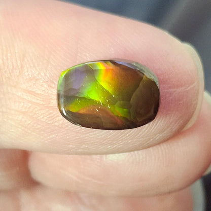 2.97ct Loose Fire Agate | Cushion Cabochon